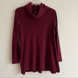 J Jill burgundy tunic